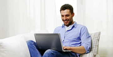 Person with Laptop