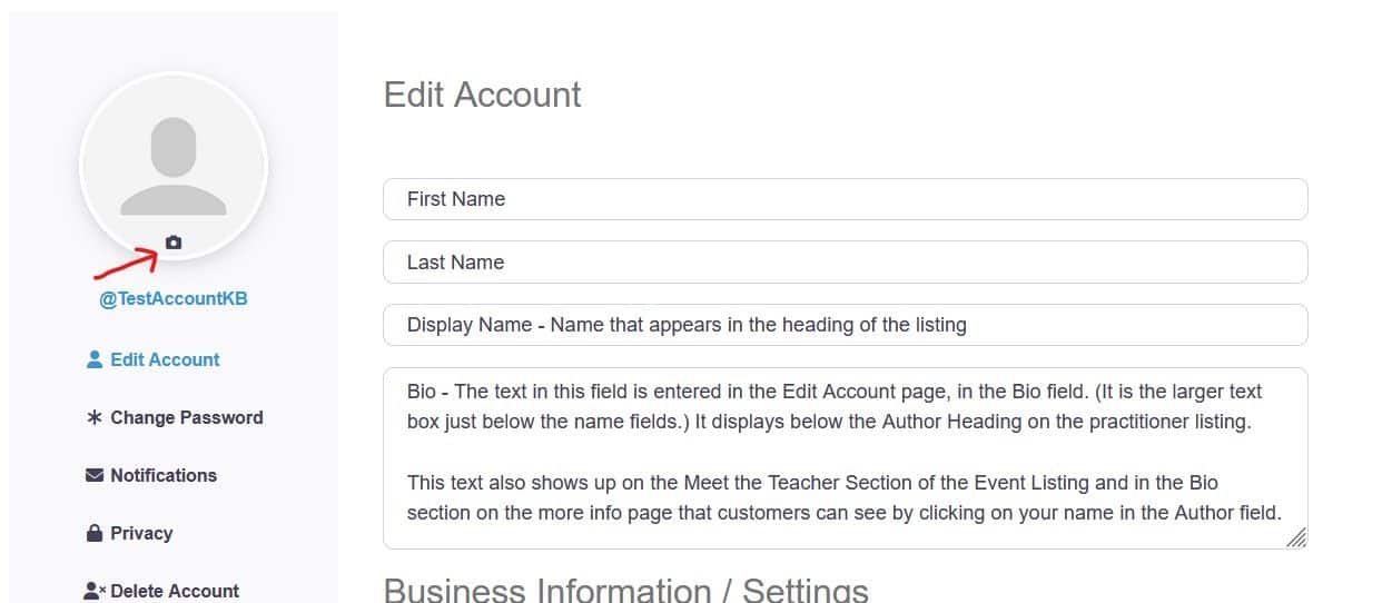 Directory Profile Image Change v1a