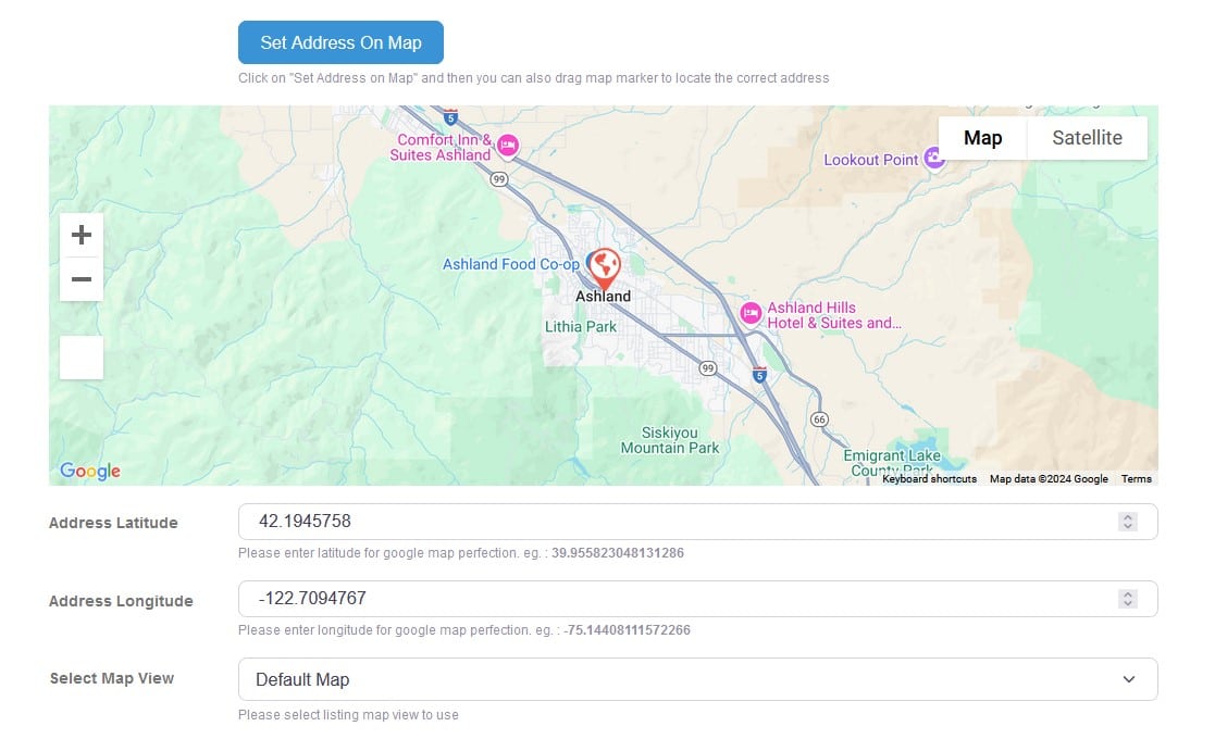 Practitioner Listing Form p03 map